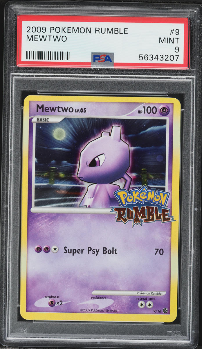 2009 Pokemon Platinum Rumble Mewtwo #9 PSA 9 MINT