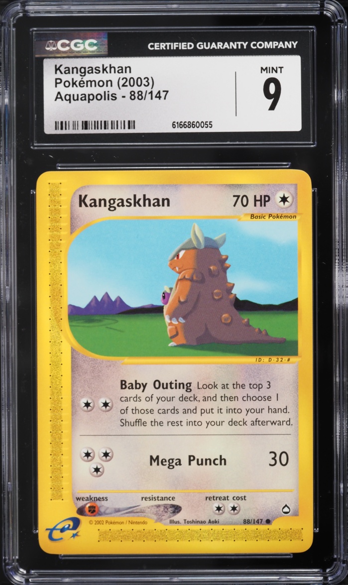 2003 Pokemon Aquapolis Kangaskhan #88 CGC 9 MINT