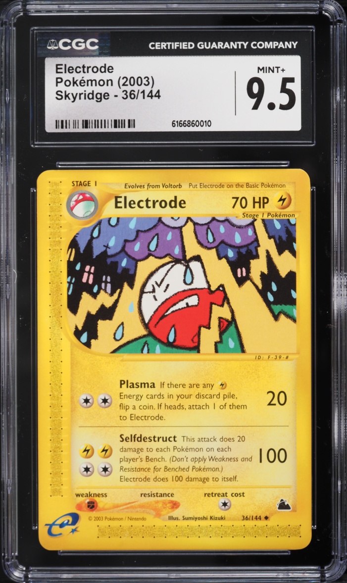 2003 Pokemon Skyridge Electrode #36 CGC 9.5 MINT+