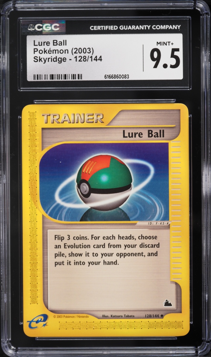 2003 Pokemon Skyridge Lure Ball #128 CGC 9.5 MINT+