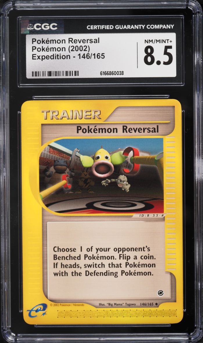 2002 Pokemon Expedition Pokemon Reversal #146 CGC 8.5 NM-MT+