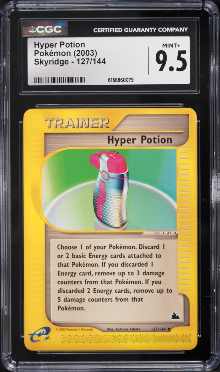 2003 Pokemon Skyridge Hyper Potion #127 CGC 9.5 MINT+
