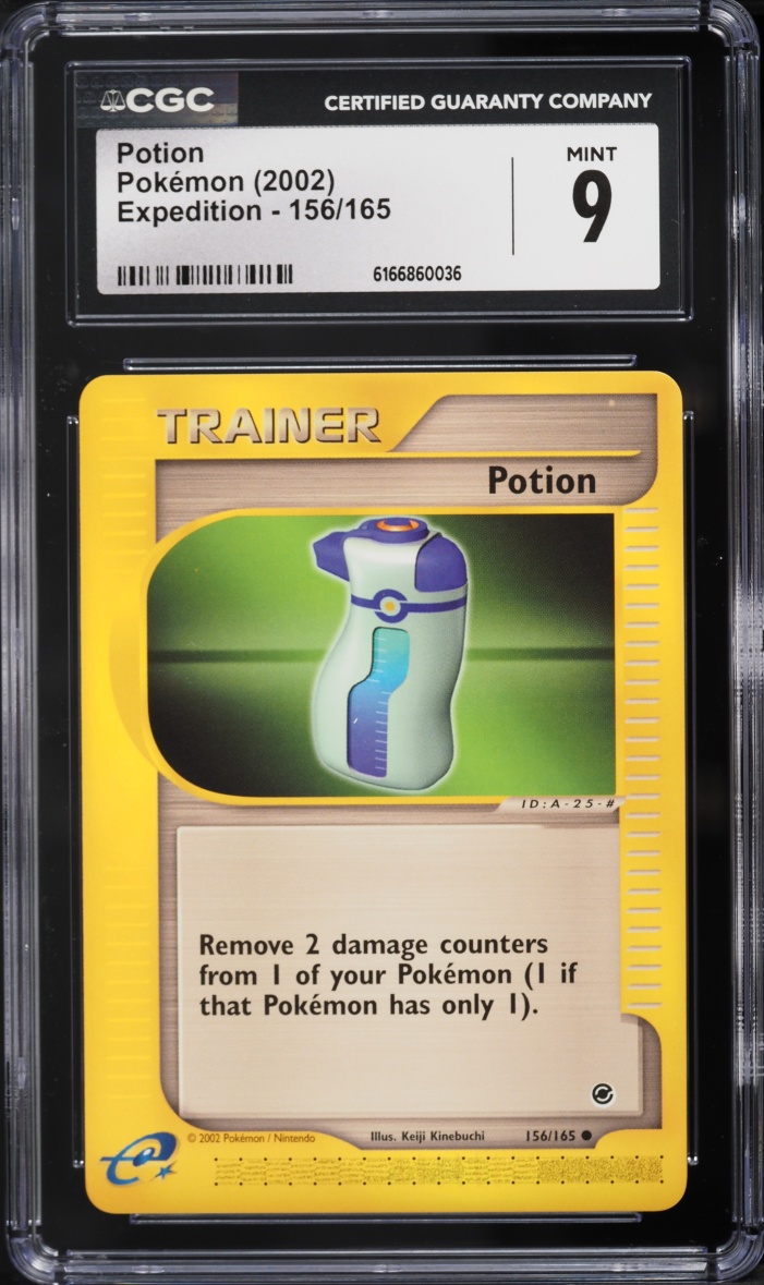 2002 Pokemon Expedition Potion #156 CGC 9 MINT