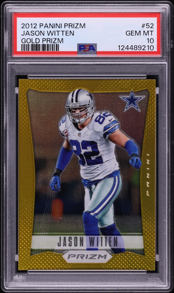 2012 Panini Prizm Gold Jason Witten 10/10 #52 PSA 10 GEM MINT
