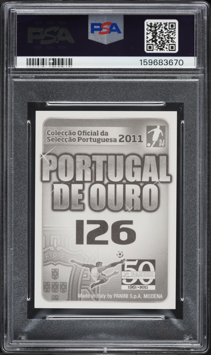 2011 Panini Portugal De Ouro Cristiano Ronaldo #126 PSA 10 GEM MINT
