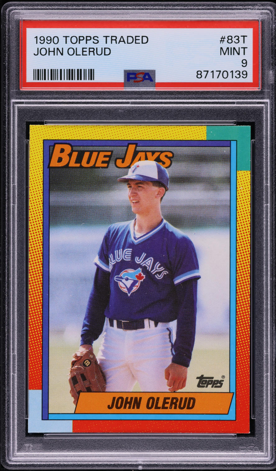 1990 Topps Traded John Olerud ROOKIE #83T PSA 9 MINT