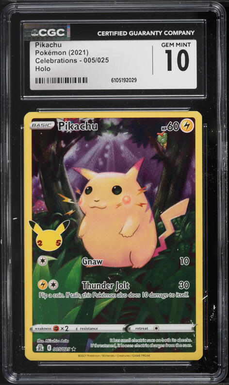 2021 Pokemon Japanese Sword & Shield Promo Yu Nagaba Pikachu #208