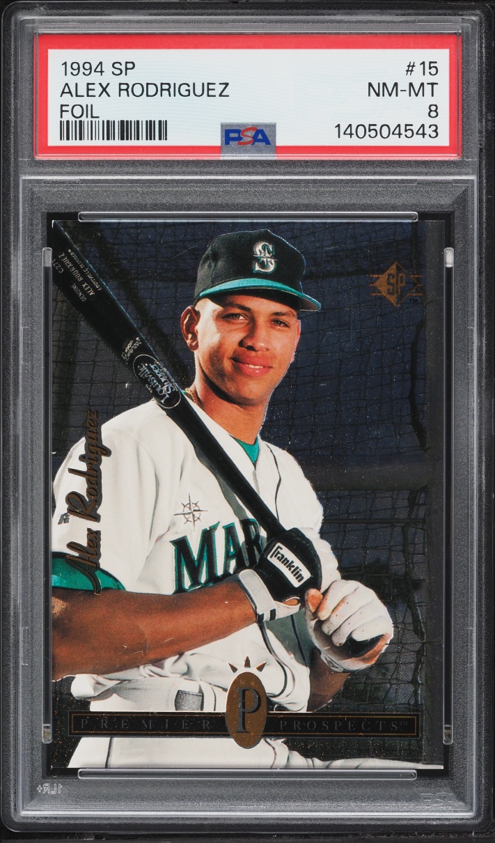 1994 SP Foil Alex Rodriguez ROOKIE #15 PSA 8 NM-MT
