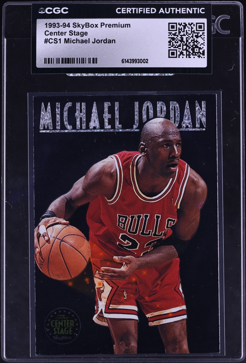 1993 Skybox Premium Center Stage Michael Jordan #CS1 CGC AUTH