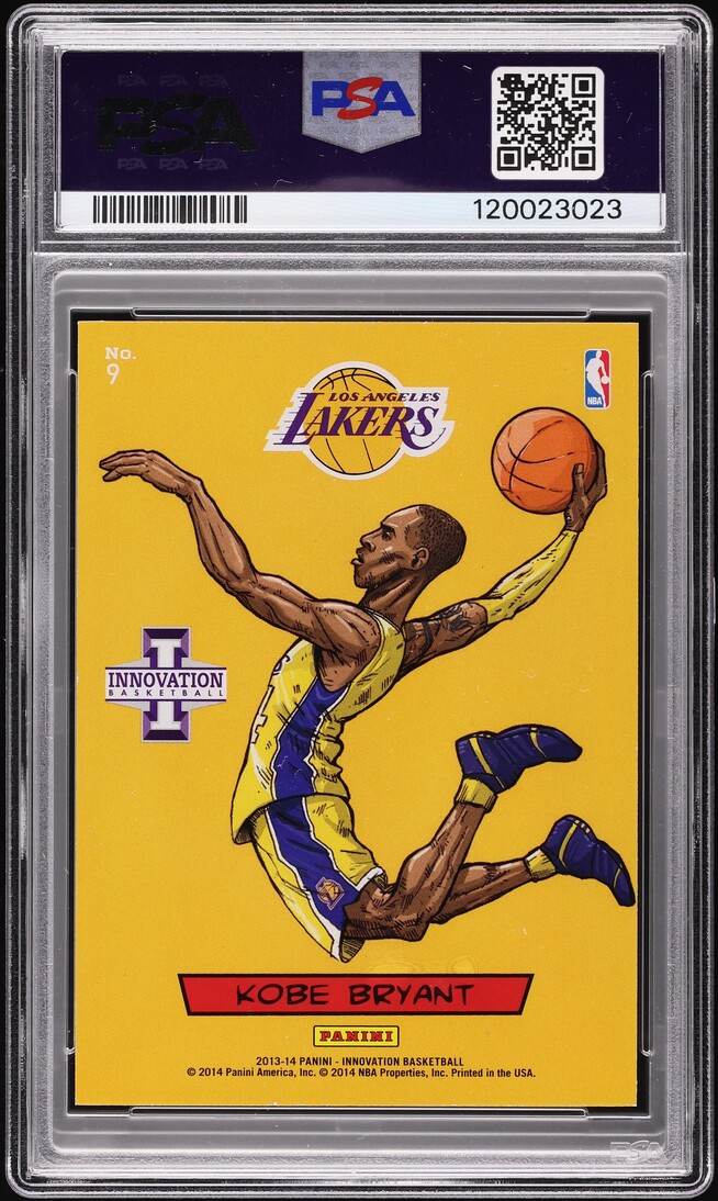 2013 Panini Innovation Kaboom! Kobe Bryant #9 PSA 7 NRMT
