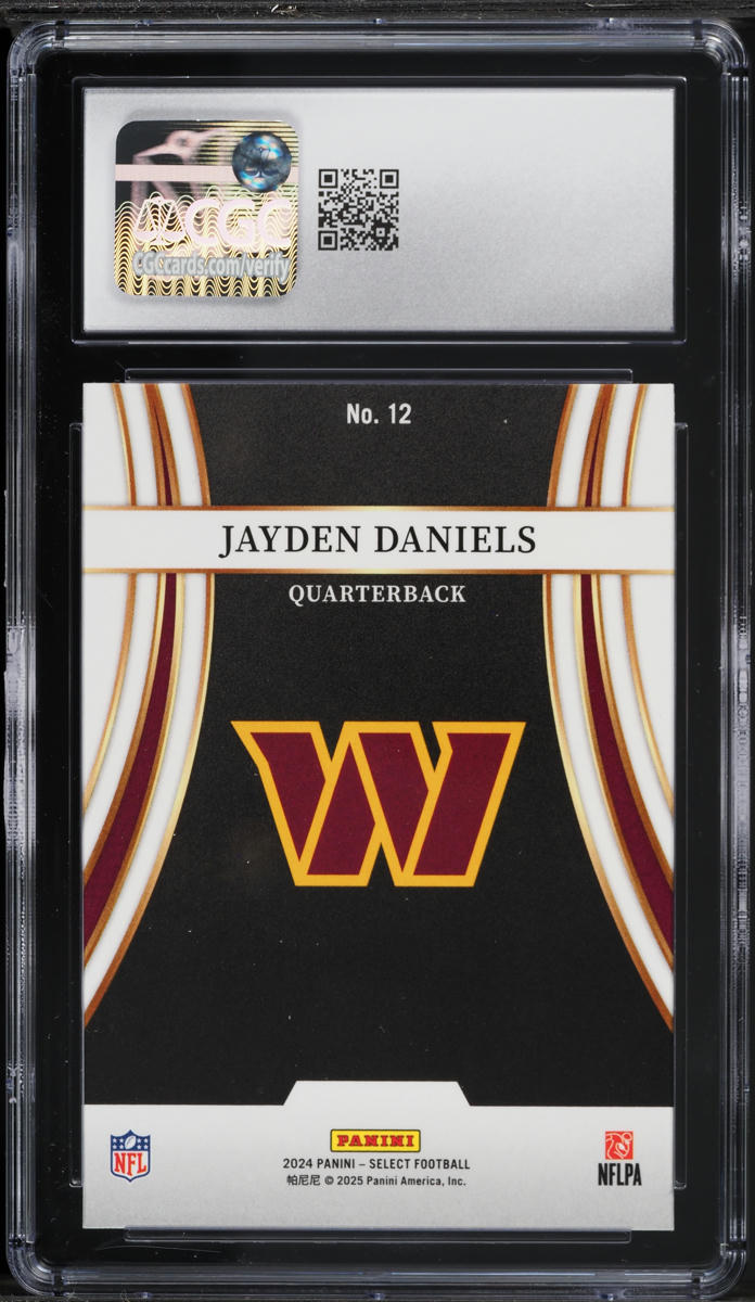2024 Select Turbocharged Jayden Daniels ROOKIE #12 CGC 9 MINT