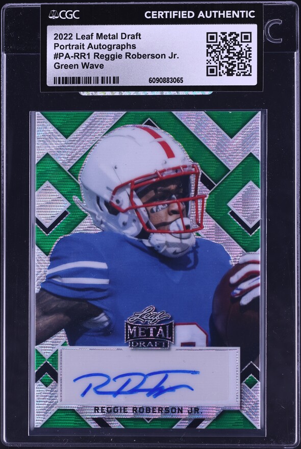 2023 Wild Card American Metallix Promo Blue Lava Jordan Travis RC