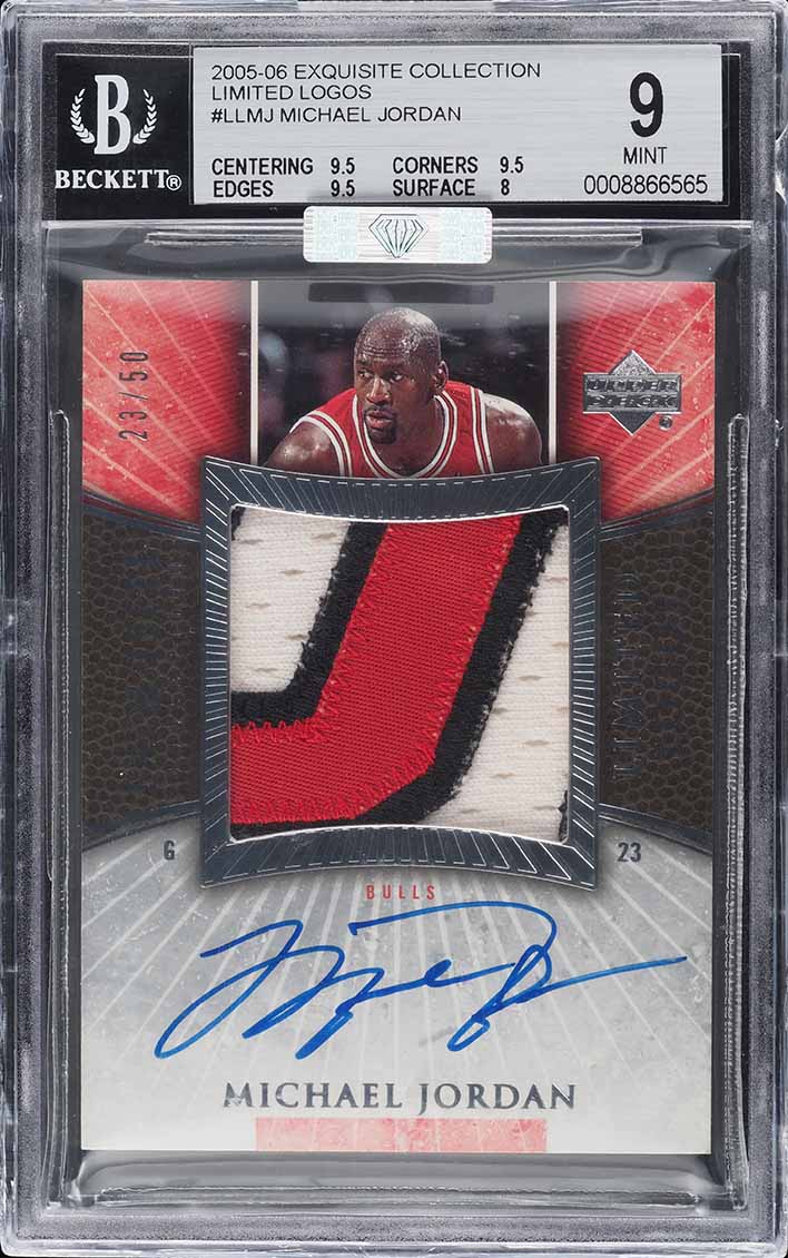 2005 Exquisite Collection Limited Logo Michael Jordan PATCH AUTO 23/50 ...
