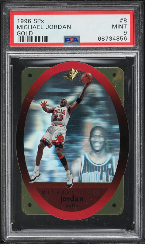 1996 Topps NBA 50th Michael Jordan #139 PSA 8 NM-MT on Fanatics