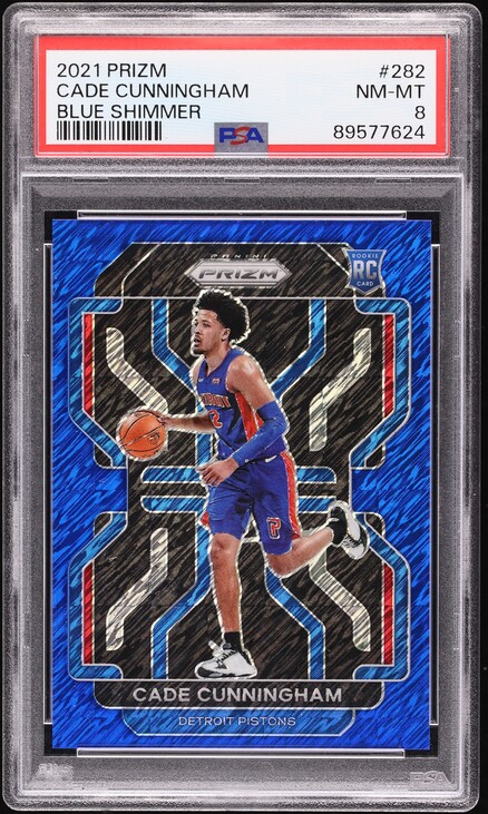 2021 Select Silver Prizm Cade Cunningham ROOKIE PATCH AUTO /199