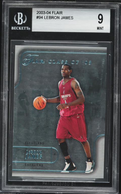 2003 Upper Deck Box Set LeBron James ROOKIE RC #5 PSA 9 MINT on