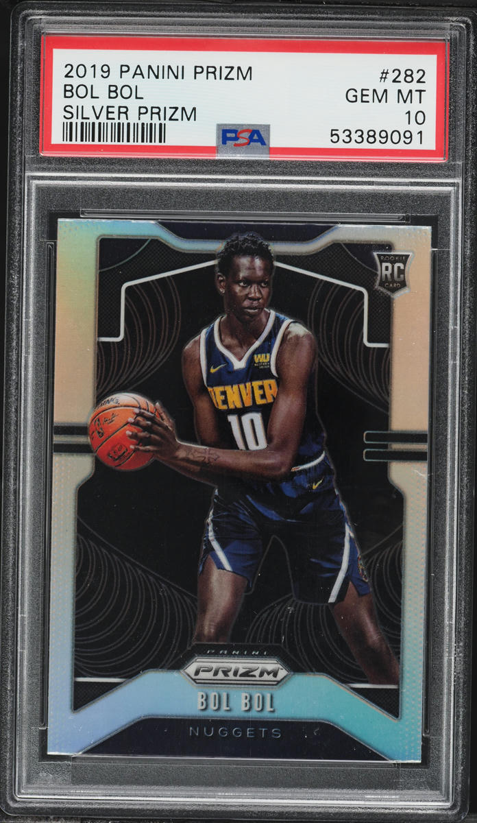 2019 Panini Prizm Silver Bol Bol ROOKIE #282 PSA 10 GEM MINT
