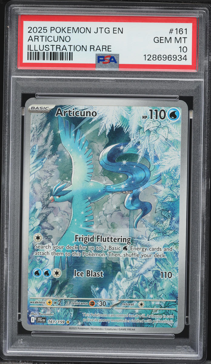 2025 Pokemon Scarlet & Violet Journey Together IR Articuno #161 PSA 10 GEM MINT