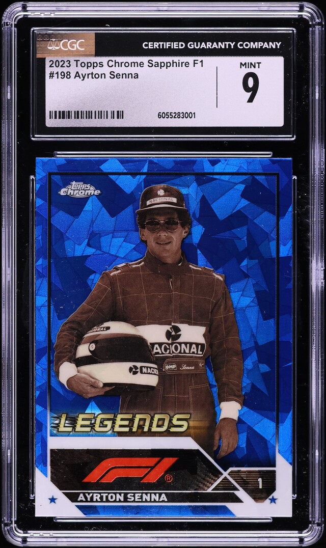 Topps Ayrton Senna 1/1 世界に1枚 one of one Ayrton Senna 2023 Topps Formula 1 F1 Chrome Legends Orange Red