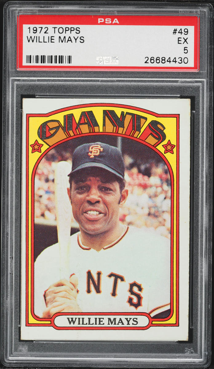 1972 Topps Willie Mays #49 PSA 5 EX