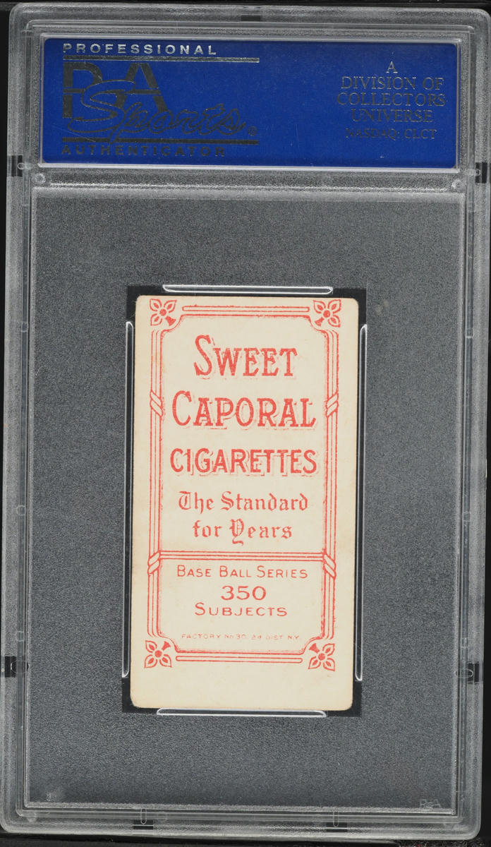 1909-11 T206 Heinie Zimmerman SWEET CAPORAL PSA 3 VG