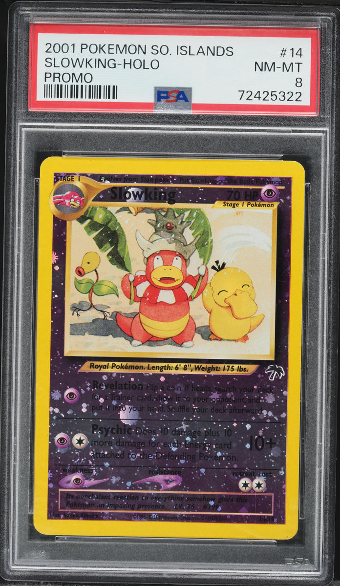 2001 Pokemon Southern Islands Promo Holo Slowking #14 PSA 8 NM-MT