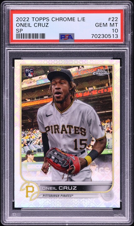 2022 Topps Chrome Logofractor Edition Shohei Ohtani #1 PSA