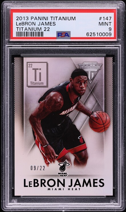 2013 Panini Pinnacle Team Pinnacle Kobe Bryant LeBron James #3 PSA