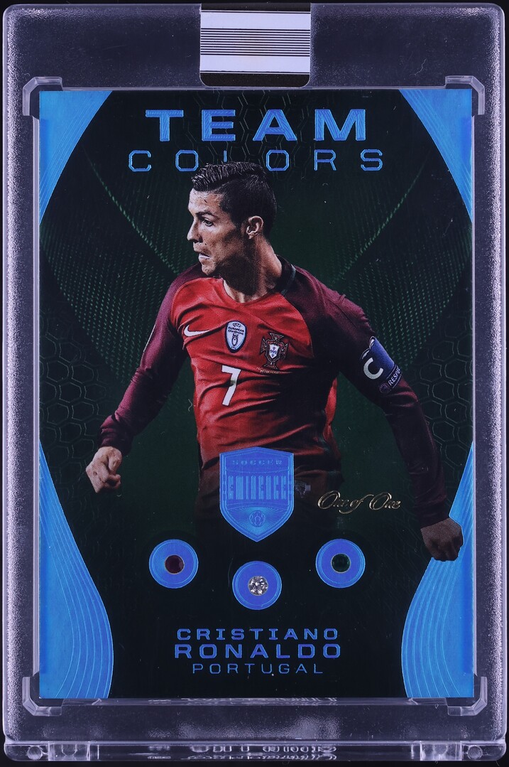 2018 Panini Eminence Team Colors Platinum Cristiano Ronaldo 1/1 #TC-CR7