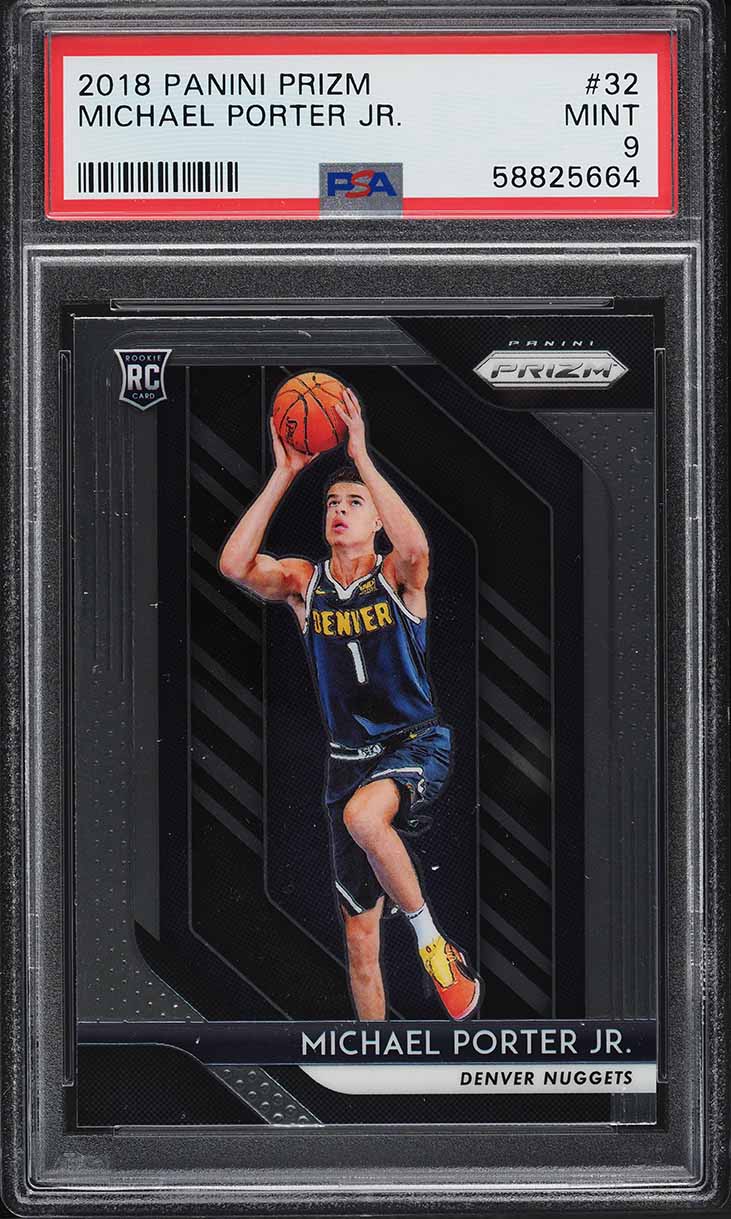 2018 Donruss Optic Holo Michael Porter Jr. ROOKIE #182 PSA