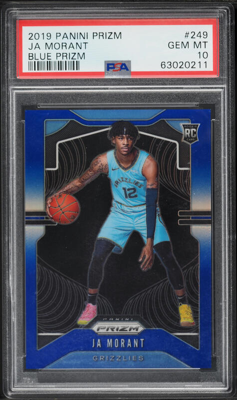 2019 Select Courtside Red Wave Ja Morant ROOKIE #208 PSA 10 GEM