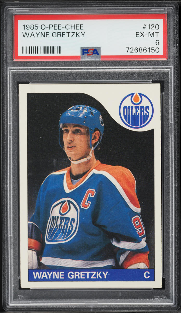 1985 O-Pee-Chee Hockey Wayne Gretzky #120 PSA 6 EXMT