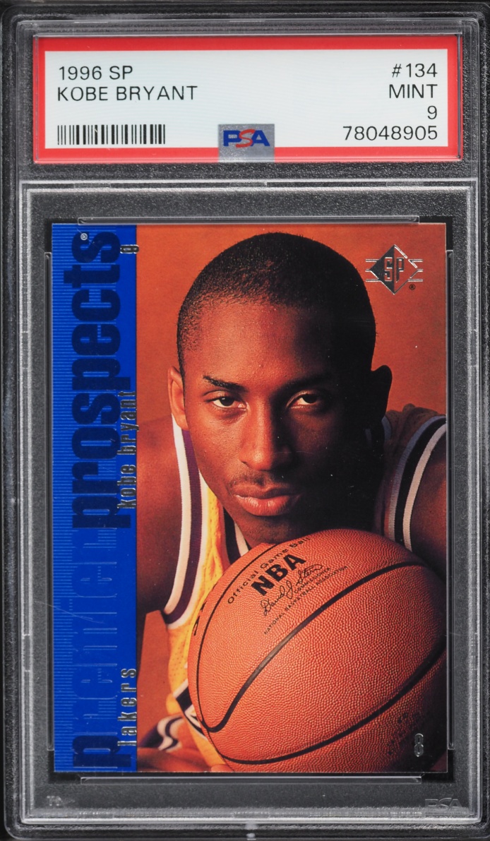 1996 SP Basketball Kobe Bryant ROOKIE #134 PSA 9 MINT