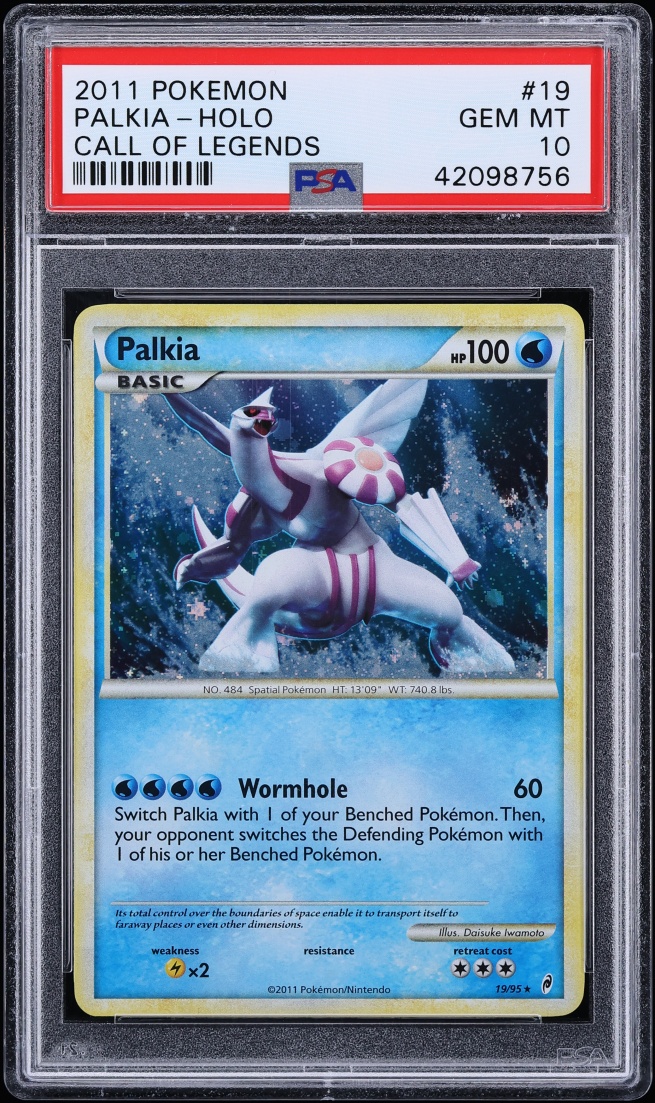 2011 Pokemon Call Of Legends Holo Palkia #19 PSA 10 GEM MINT