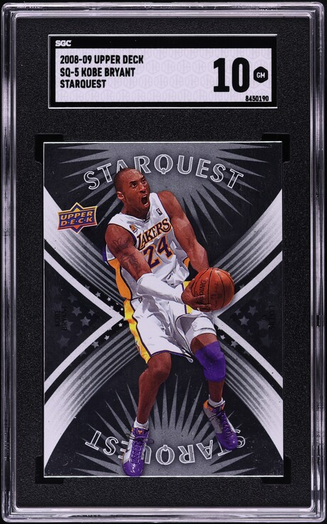 2008 Upper Deck Starquest Kobe Bryant #SQ-5 SGC 10 GEM MINT