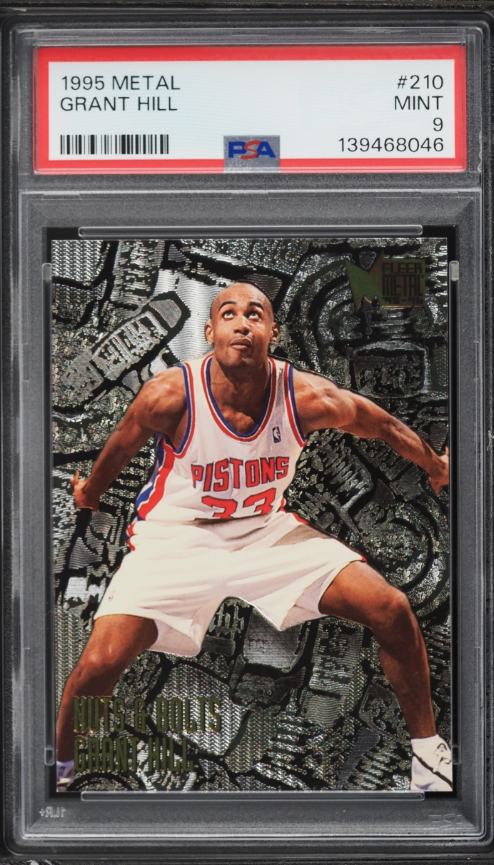 1995 Metal Basketball Grant Hill #210 PSA 9 MINT