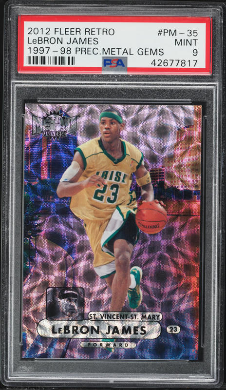 2003 Fleer E-X Essential Credentials Now LeBron James ROOKIE /102
