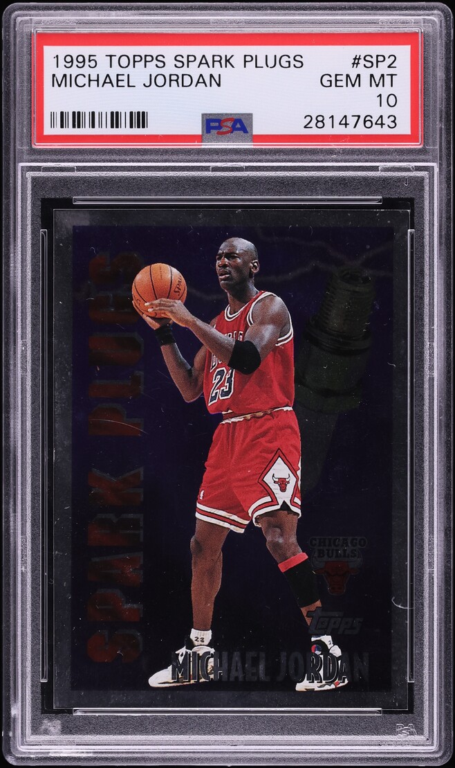 1995 Topps Spark Plugs Michael Jordan #SP2 PSA 10 GEM MINT