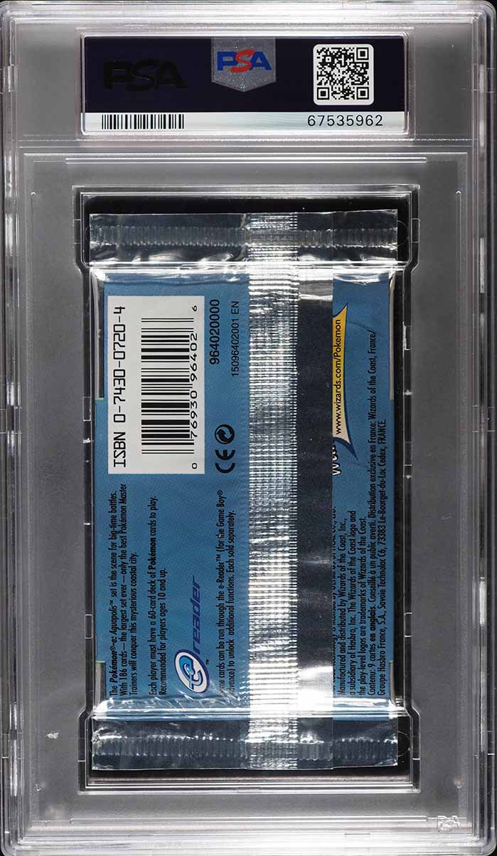 2003 Pokemon Aquapolis Foil Pack Tyranitar Art PSA 10 GEM MINT