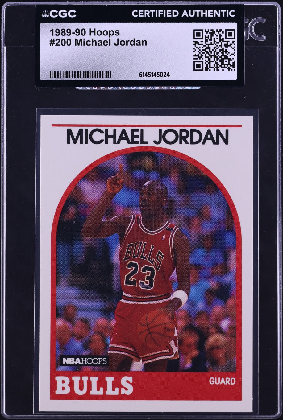 1989 Hoops Michael Jordan #200 CGC AUTH