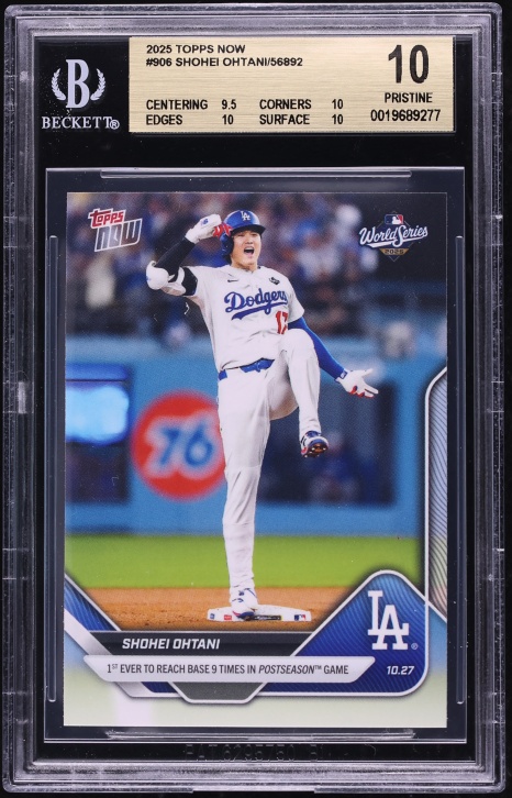2025 Topps Now Shohei Ohtani #906 BGS 10 PRISTINE