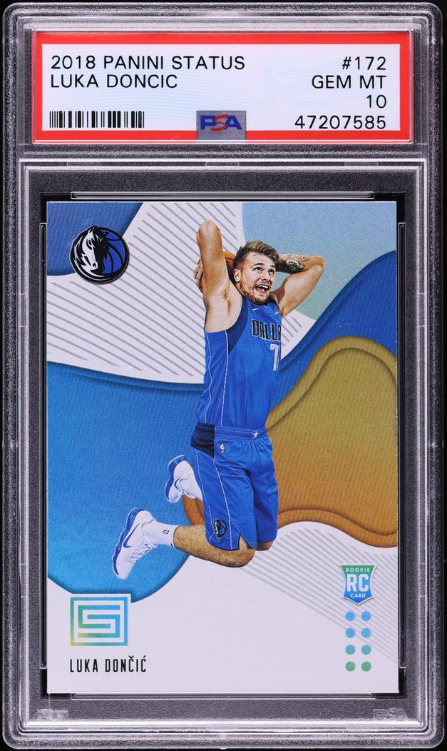 2018 Panini Status Luka Doncic ROOKIE #172 PSA 10 GEM MINT