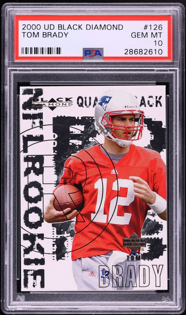 2000 Black Diamond Tom Brady ROOKIE #126 PSA 10 GEM MINT