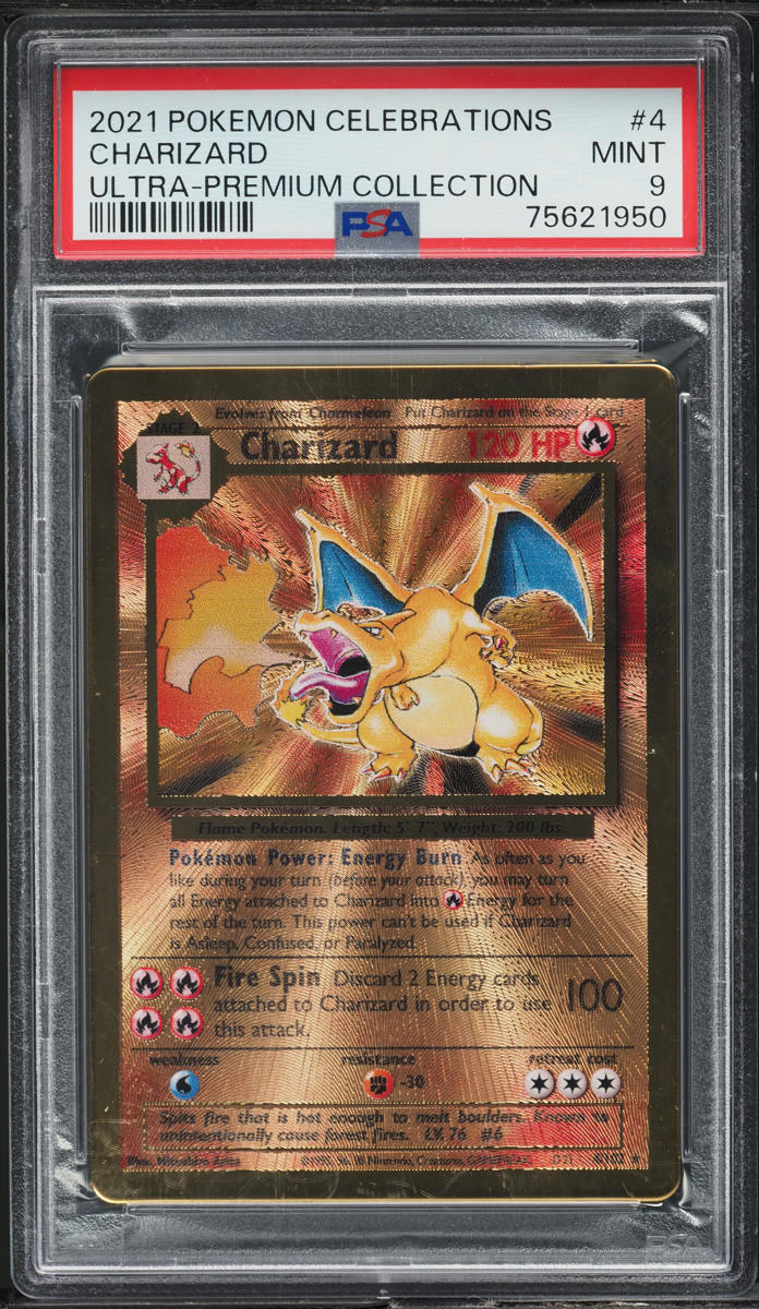 2021 Pokemon SWSH Celebrations Ultra-Premium Collection Charizard #4 ...