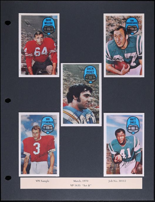 1968 Topps 3D Baseball Football & Soccer Sample Set w/ Roberto Clemente