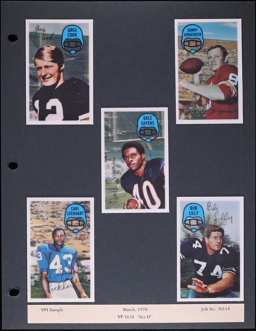 1968 Topps 3D Baseball Football & Soccer Sample Set w/ Roberto Clemente