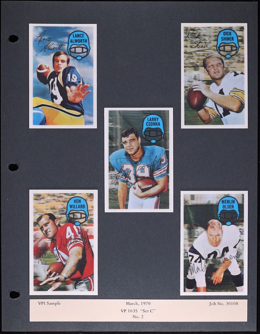 1968 Topps 3D Baseball Football & Soccer Sample Set w/ Roberto Clemente