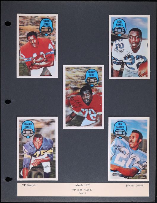 1968 Topps 3D Baseball Football & Soccer Sample Set w/ Roberto Clemente