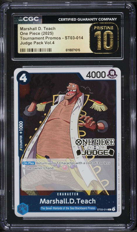 2024 One Piece Japanese Emperors Wanted Alt Art Marshall D. Teach
