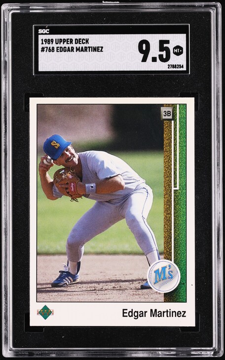 1989 Upper Deck Edgar Martinez #768 SGC 9.5 MINT+